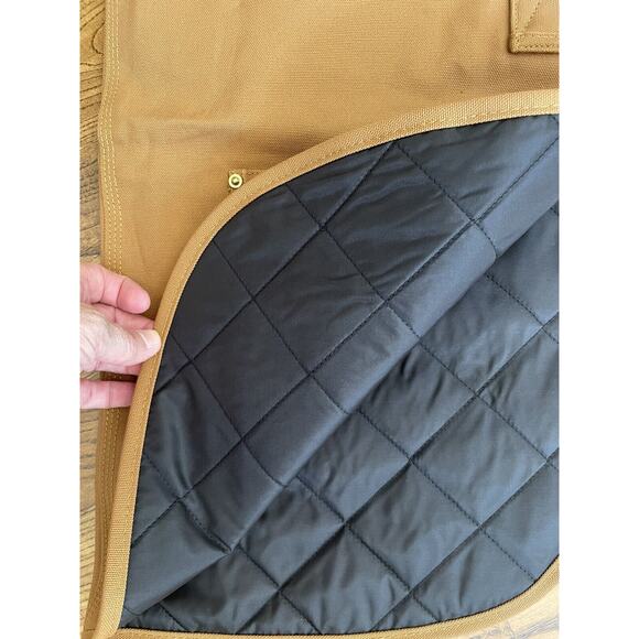 Carhartt Quilted Dog Coat Brown Size XL Duck Insulated Lined Hunting NWT - Picture 7 of 8